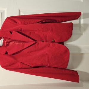 Calvin Klein Vibrant Red Blazer